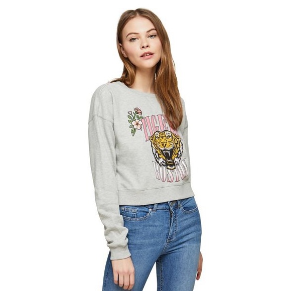 🆕 NWT Crop Sweatshirt from Miss Selfridge - Picture 4 of 8